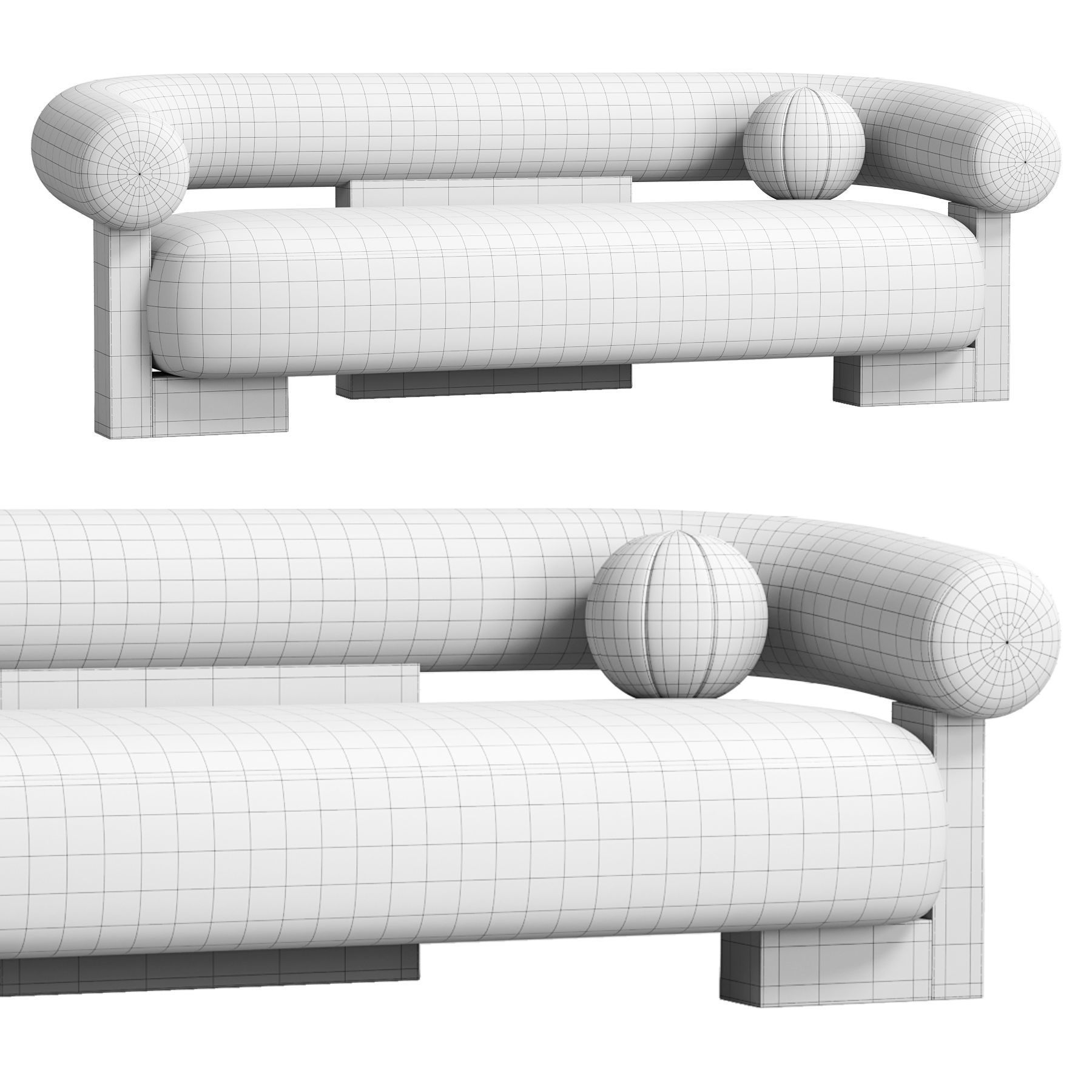 CASSETTE SOFA By Collector 3D model_3