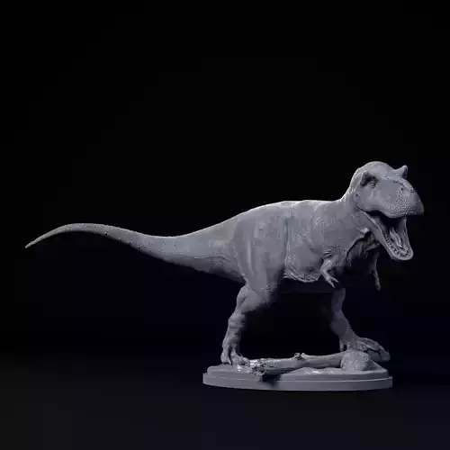 Tyrannosaurus roar 1-35 scale pre-supported dinosaur 3D print model