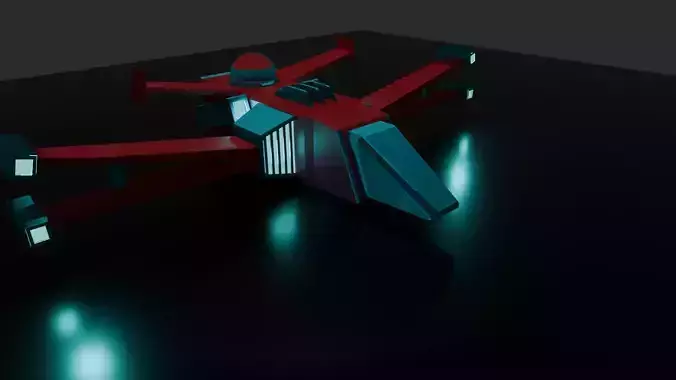 Low Poly Spaceship