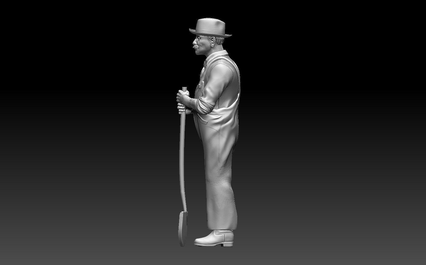 gardener man 3D print model_8