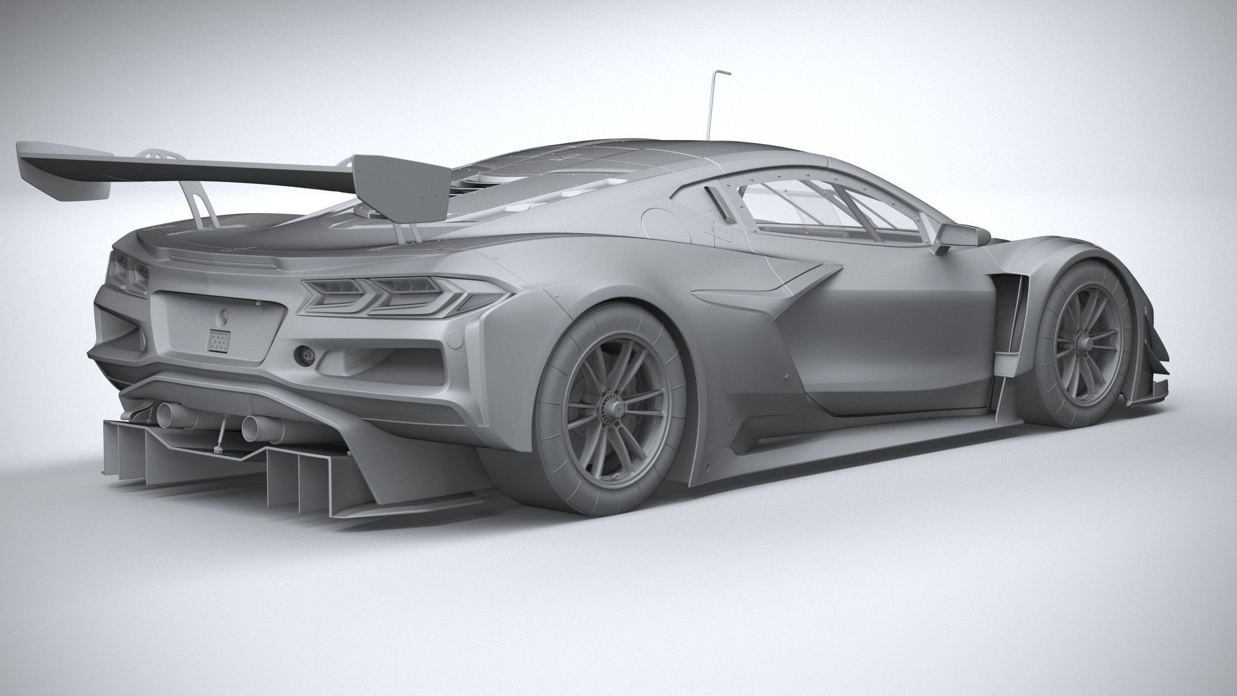 Chevrolet Corvette Z06 GT3 R Competition CG 2024 3D model_25