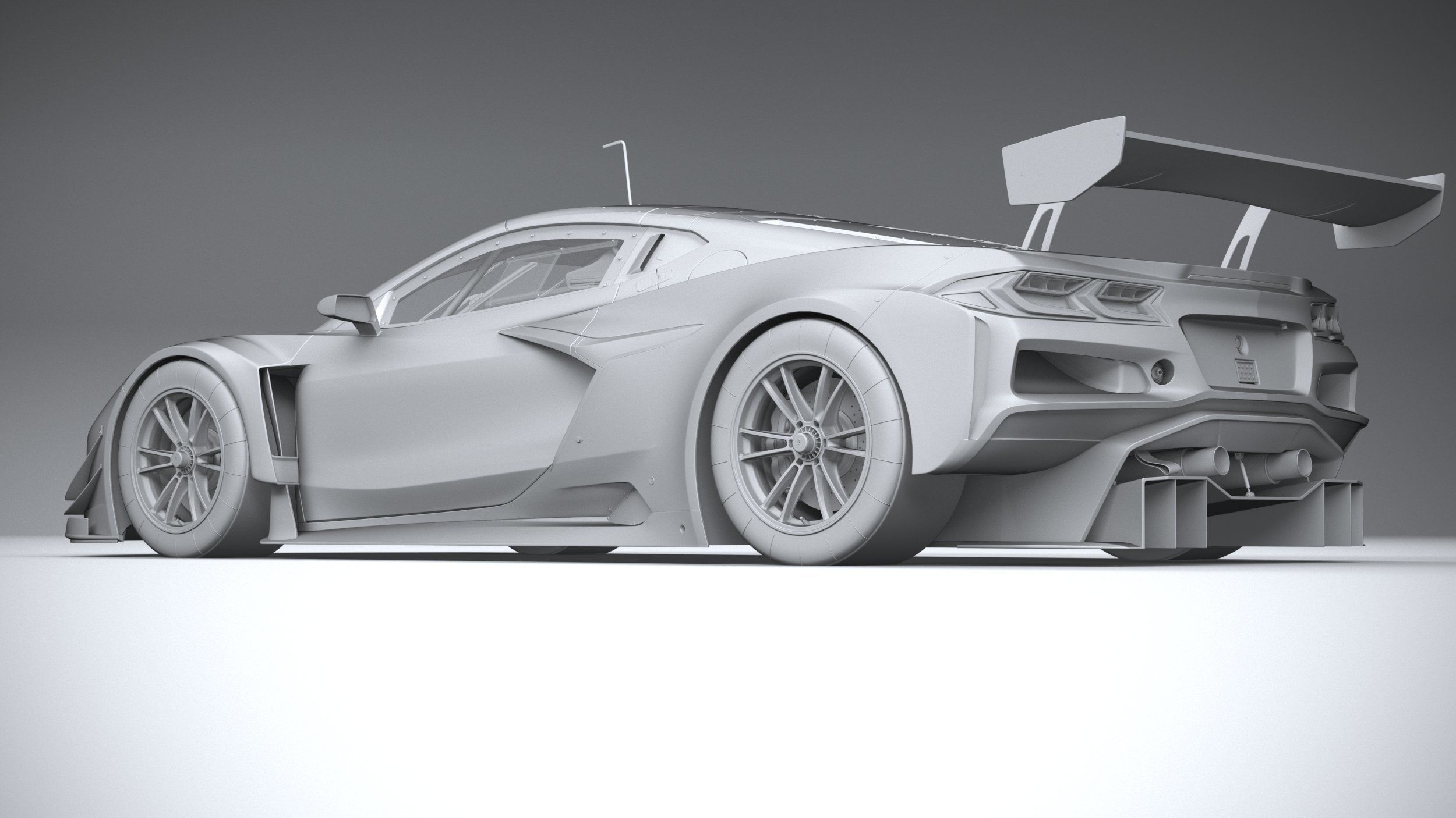 Chevrolet Corvette Z06 GT3 R Competition CG 2024 3D model_21