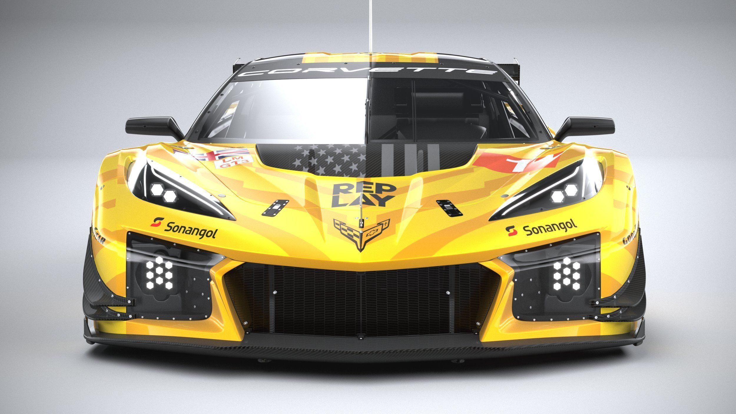 Chevrolet Corvette Z06 GT3 R Competition CG 2024 3D model_13