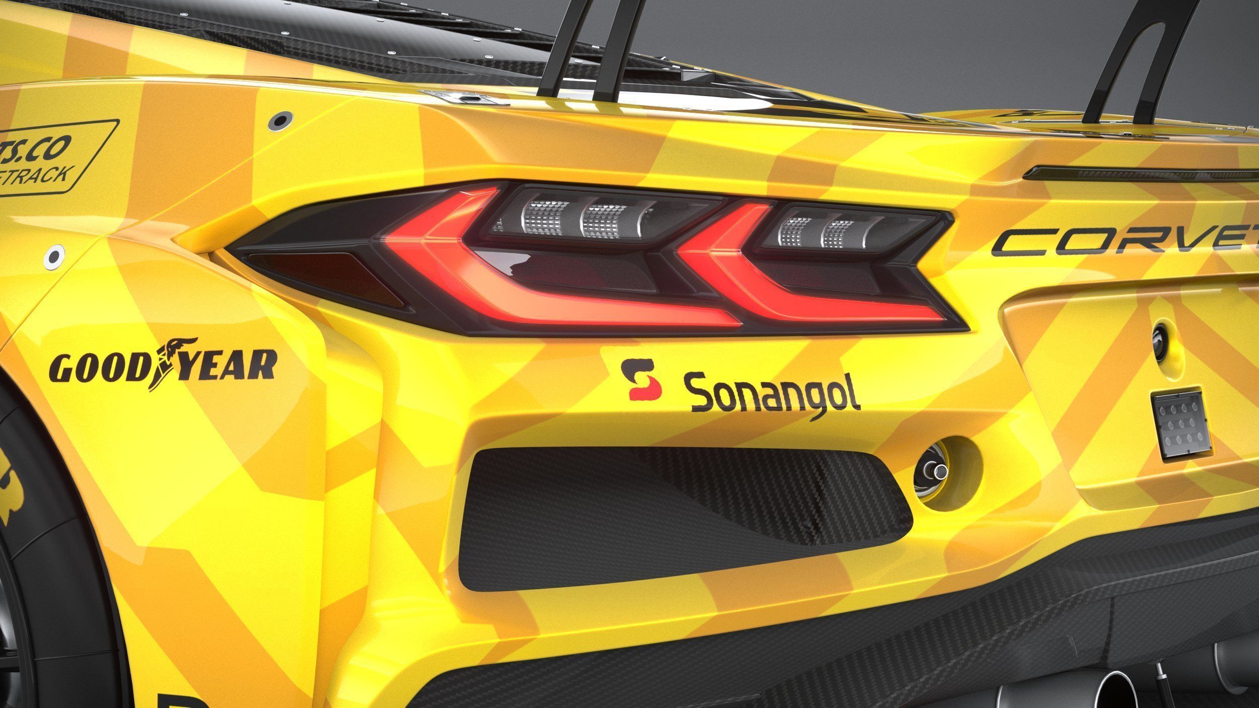 Chevrolet Corvette Z06 GT3 R Competition CG 2024 3D model_15