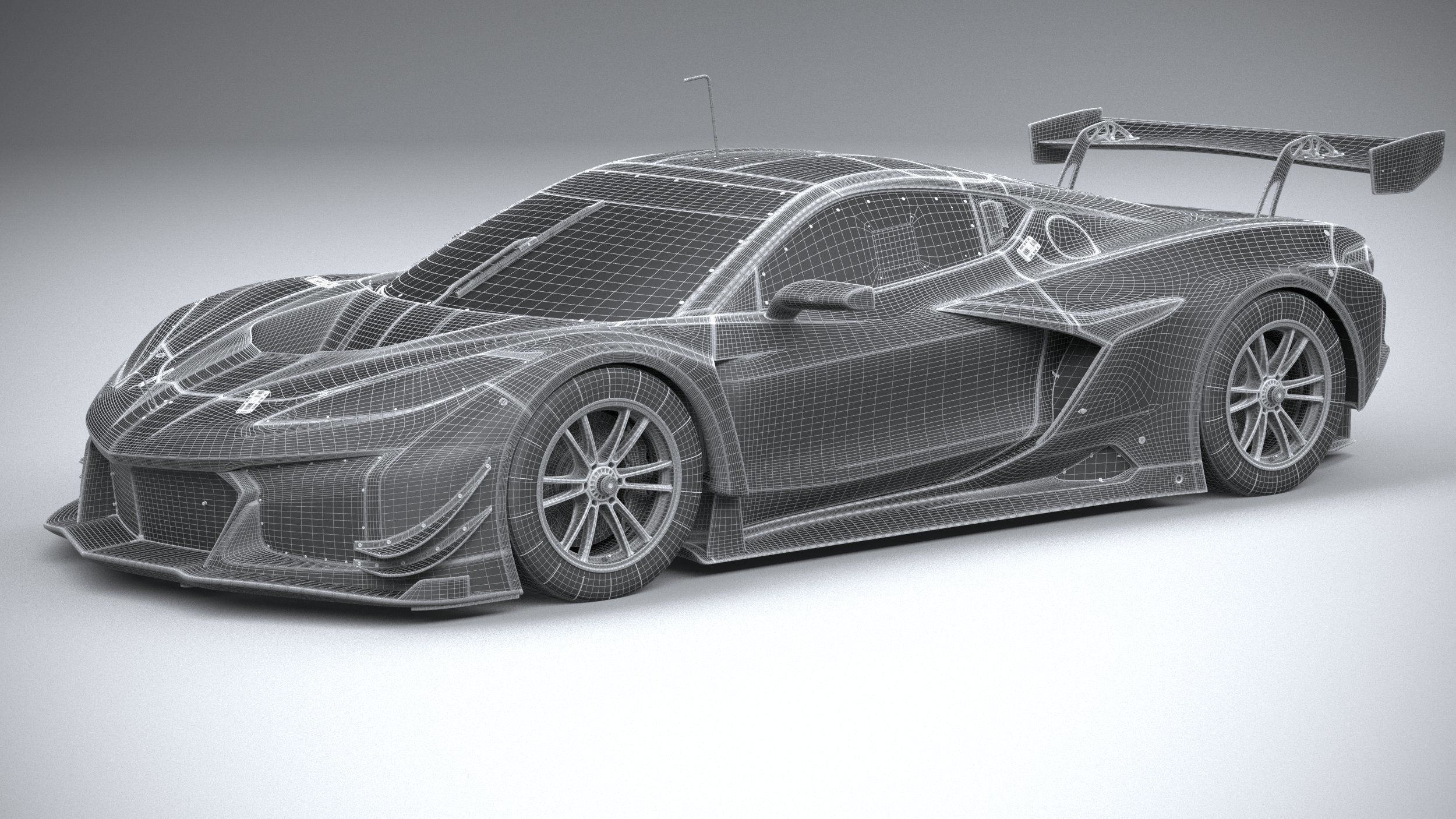 Chevrolet Corvette Z06 GT3 R Competition CG 2024 3D model_26