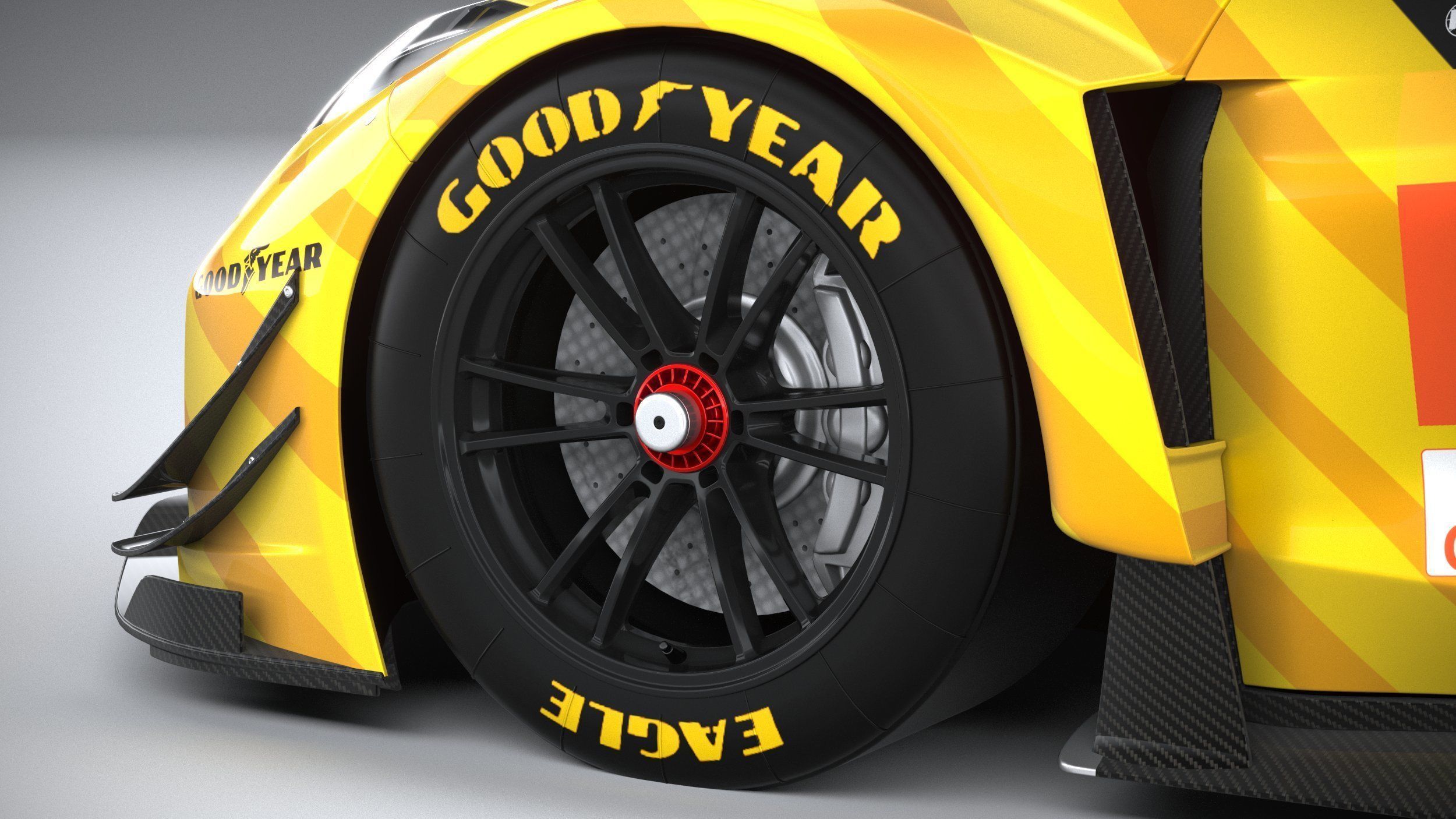 Chevrolet Corvette Z06 GT3 R Competition CG 2024 3D model_16