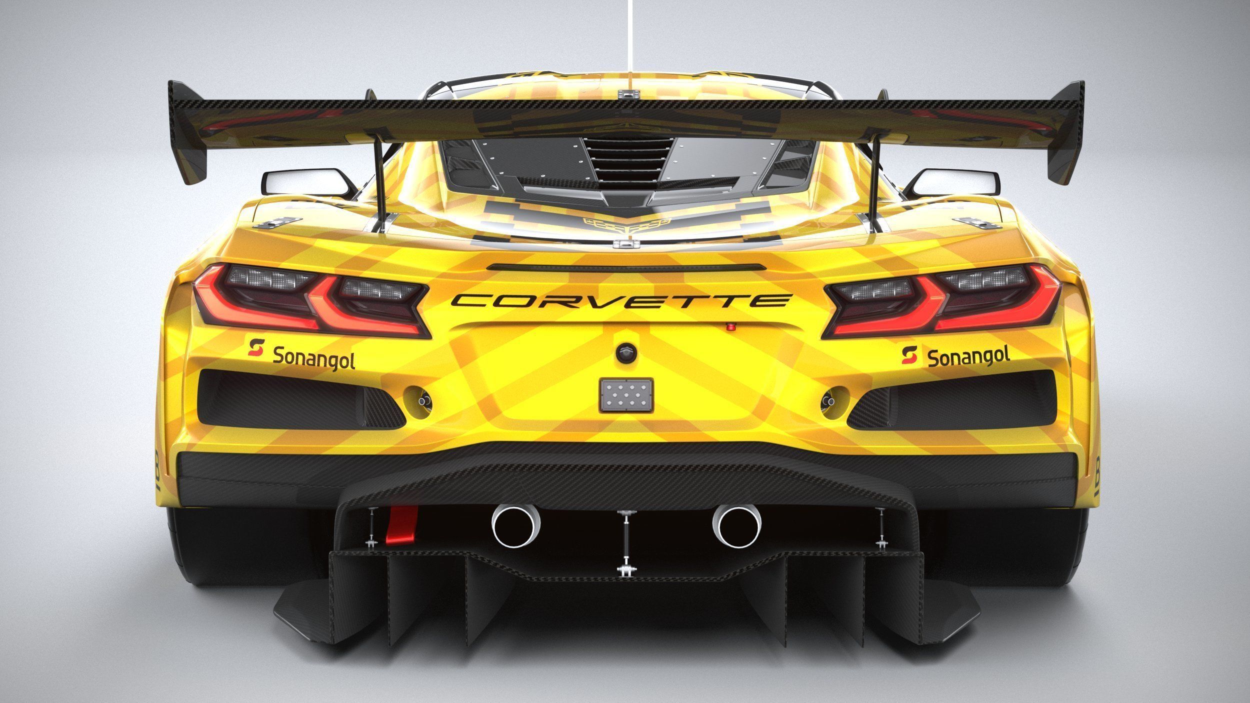 Chevrolet Corvette Z06 GT3 R Competition CG 2024 3D model_4