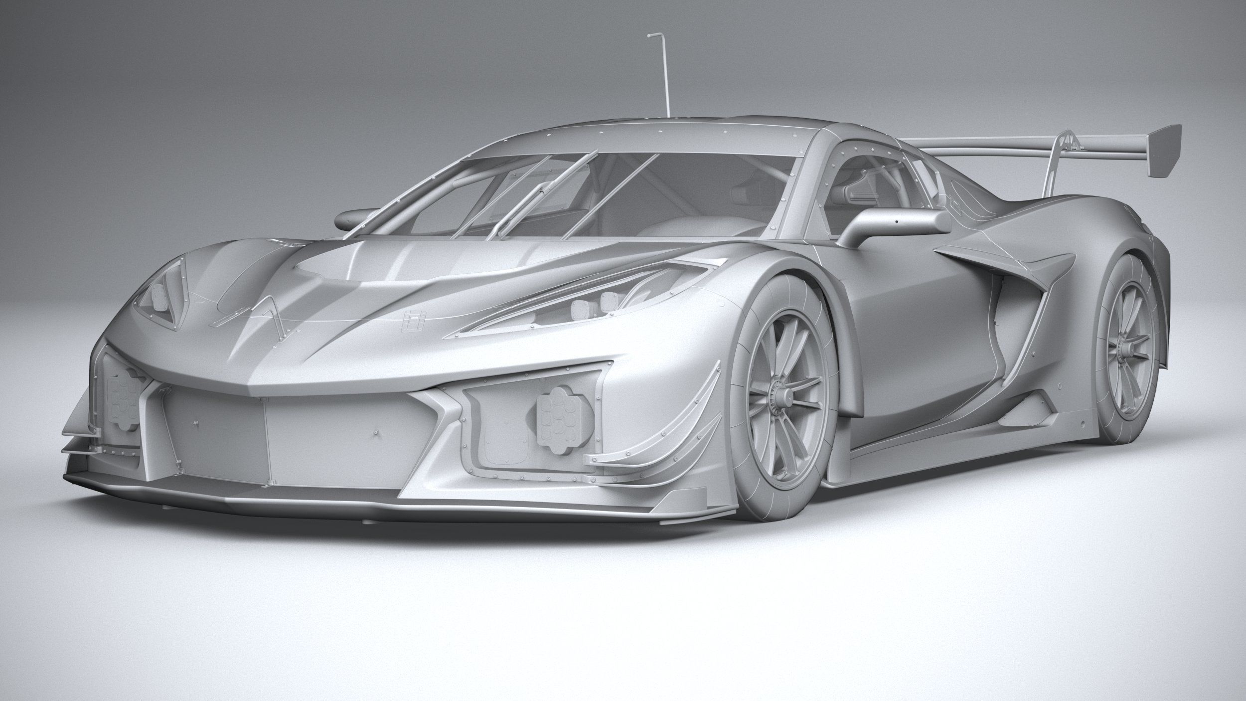 Chevrolet Corvette Z06 GT3 R Competition CG 2024 3D model_20