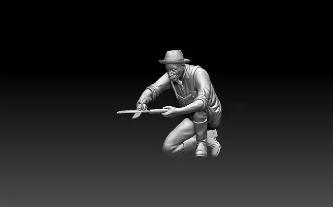 gardener  man 3D print model