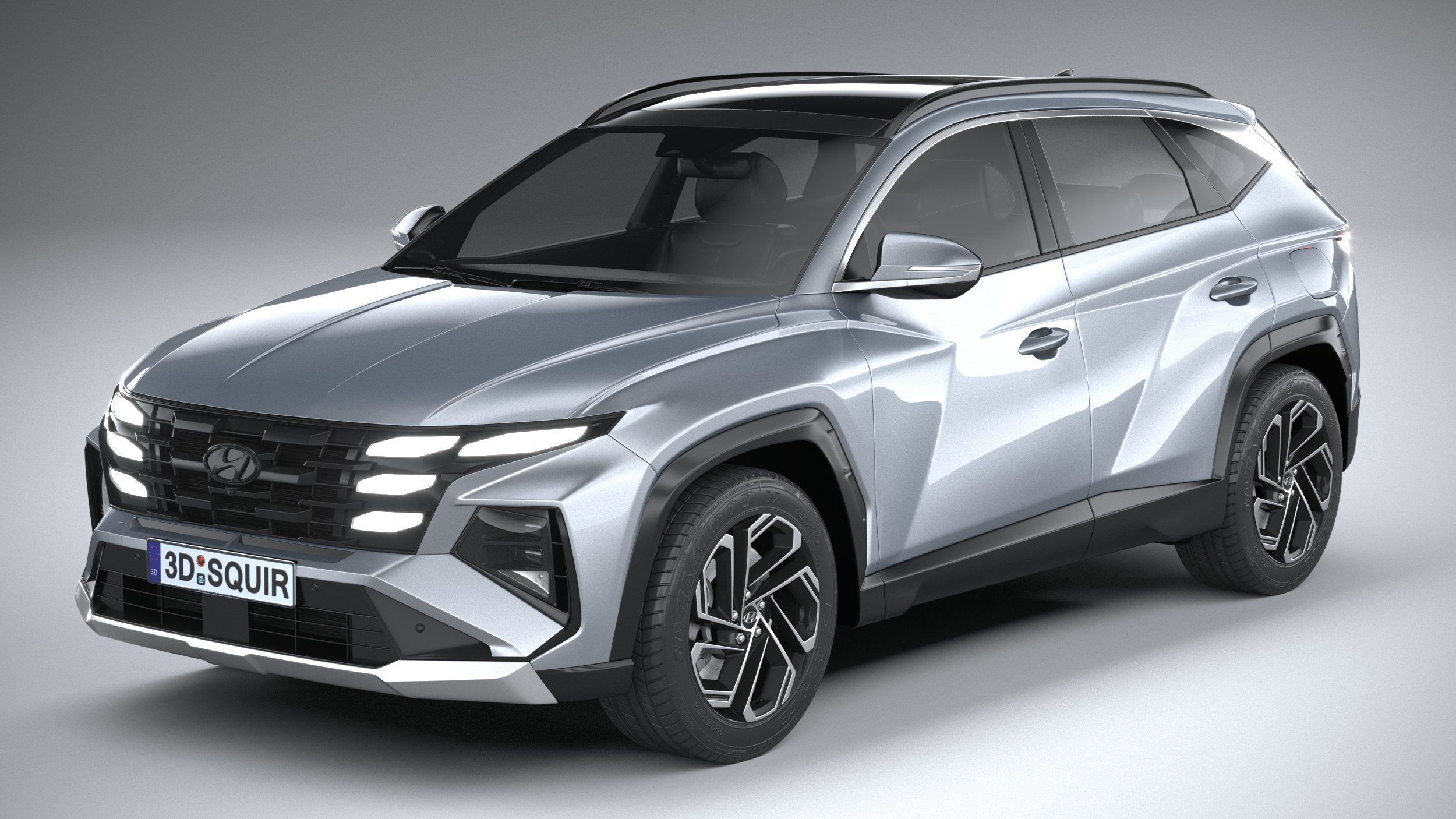 Hyundai Tucson 2024 3D model_1