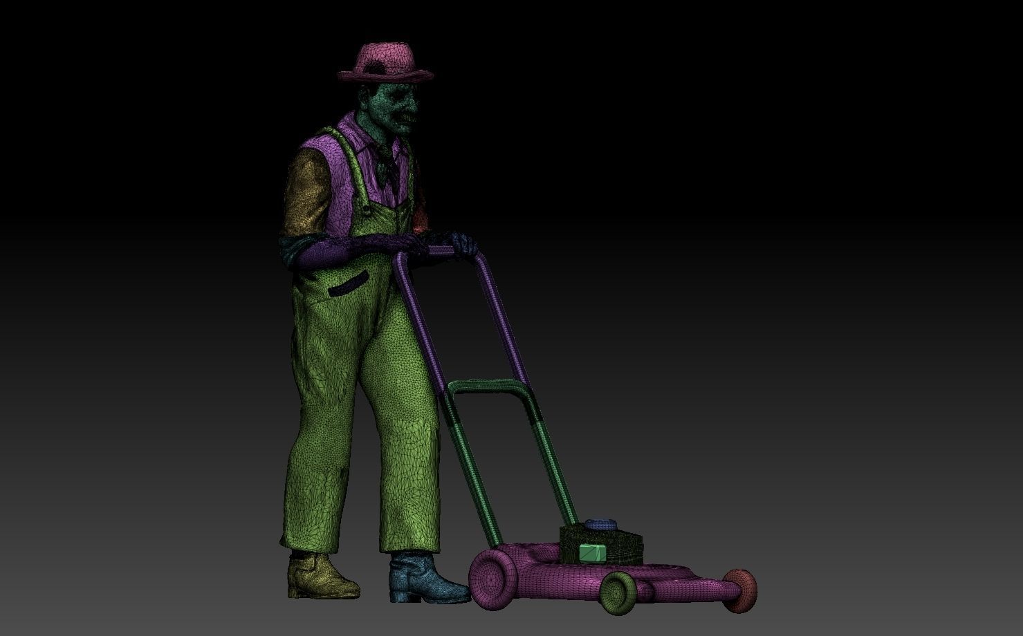gardener  man 3D print model_13