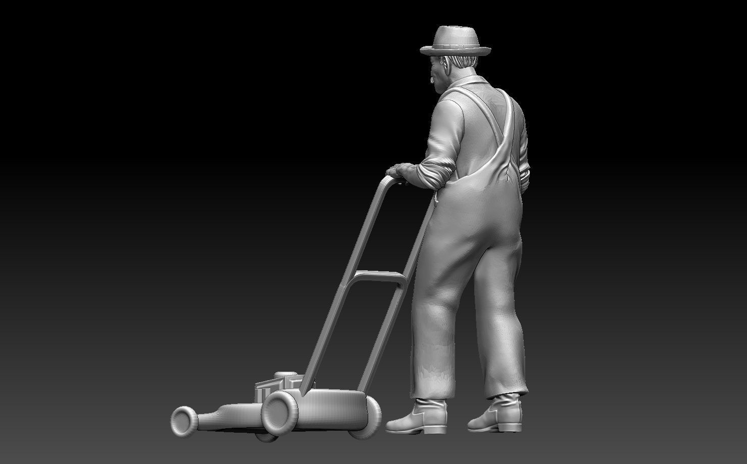 gardener  man 3D print model_15