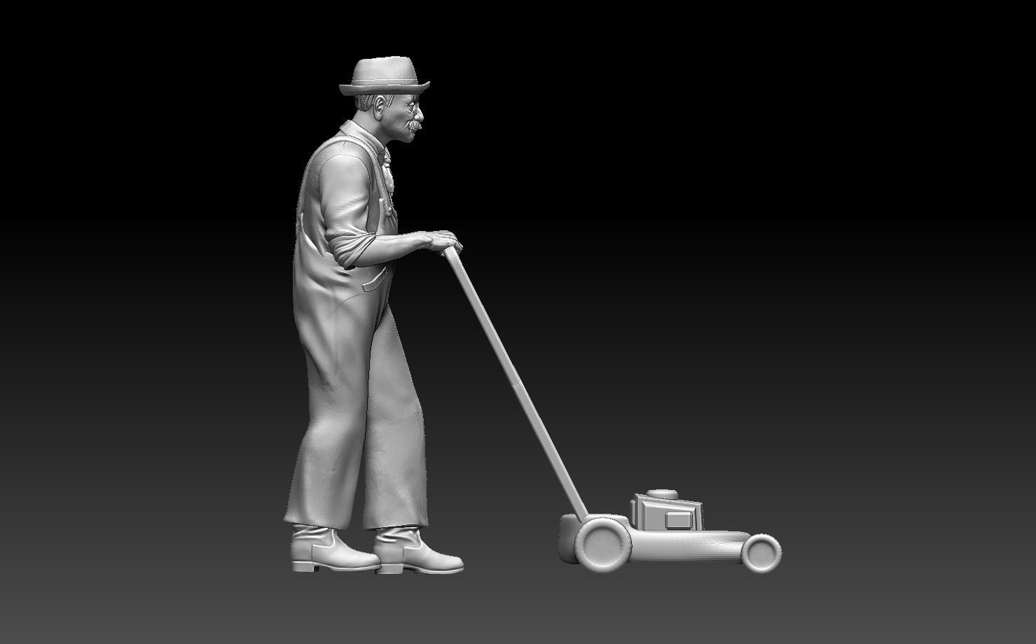 gardener  man 3D print model_20