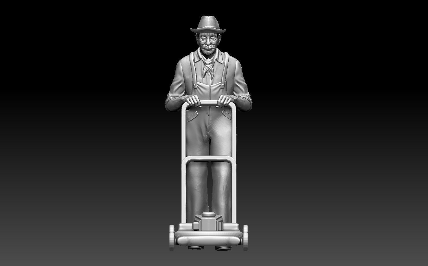 gardener  man 3D print model_14
