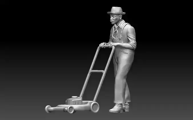 gardener  man 3D print model