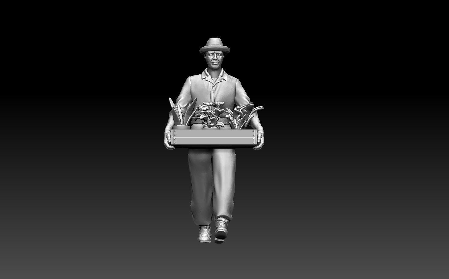 gardener  man 3D print model_44