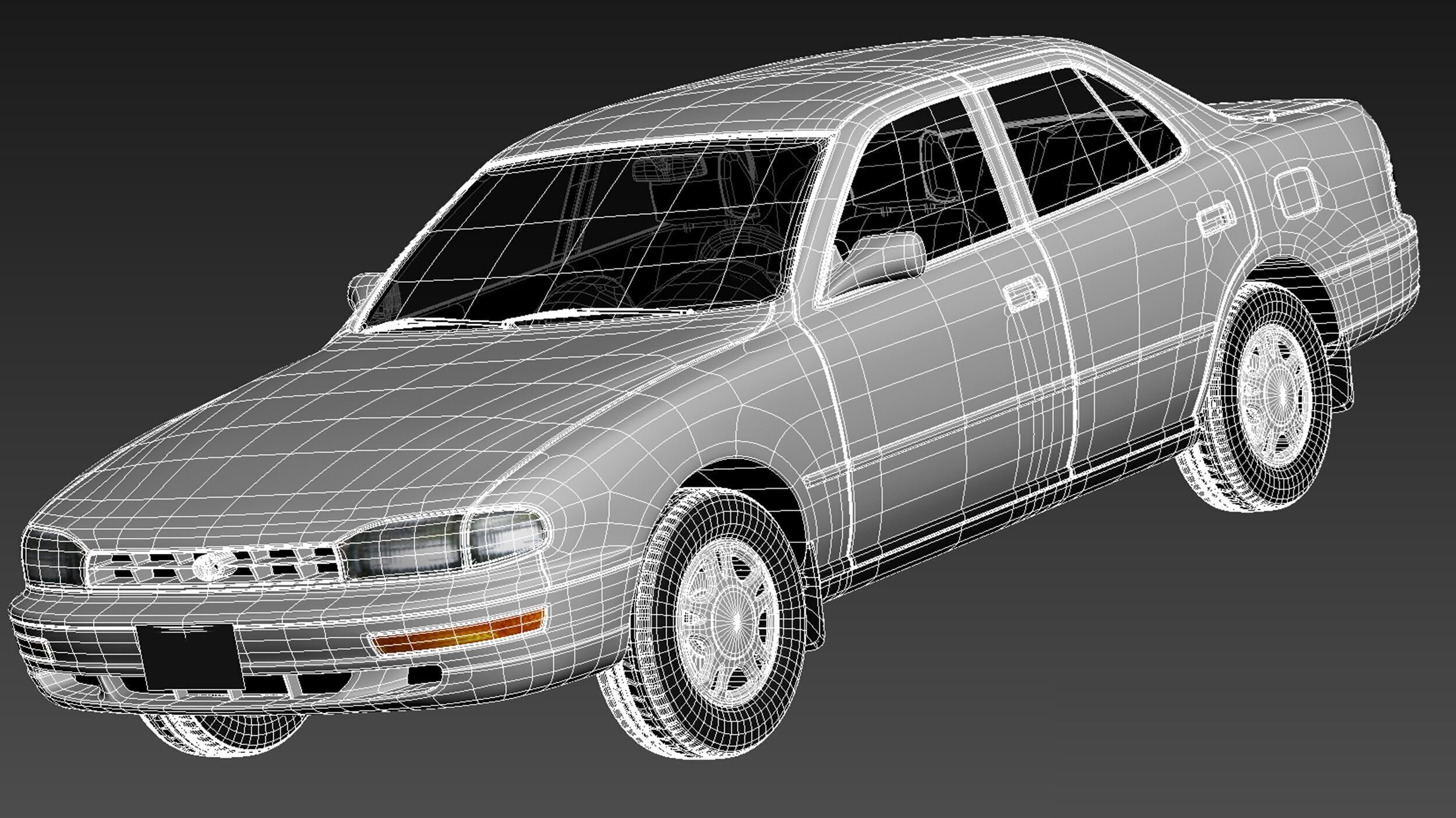 Toyota Camry 1992-1996 3D model_16