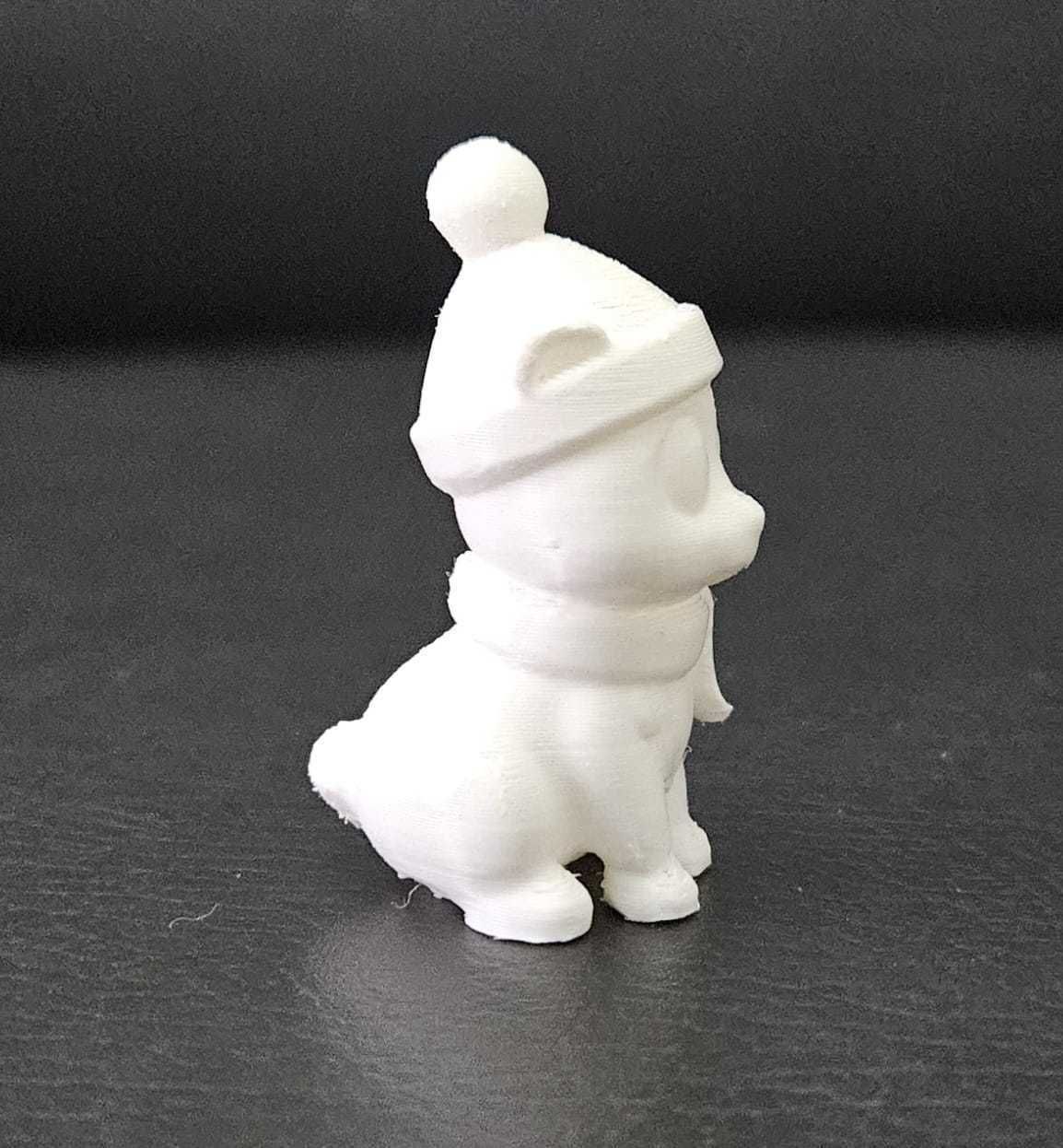 Xmas Polar Bear 3D print model_9