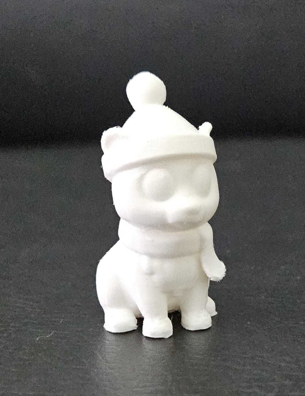 Xmas Polar Bear 3D print model_10