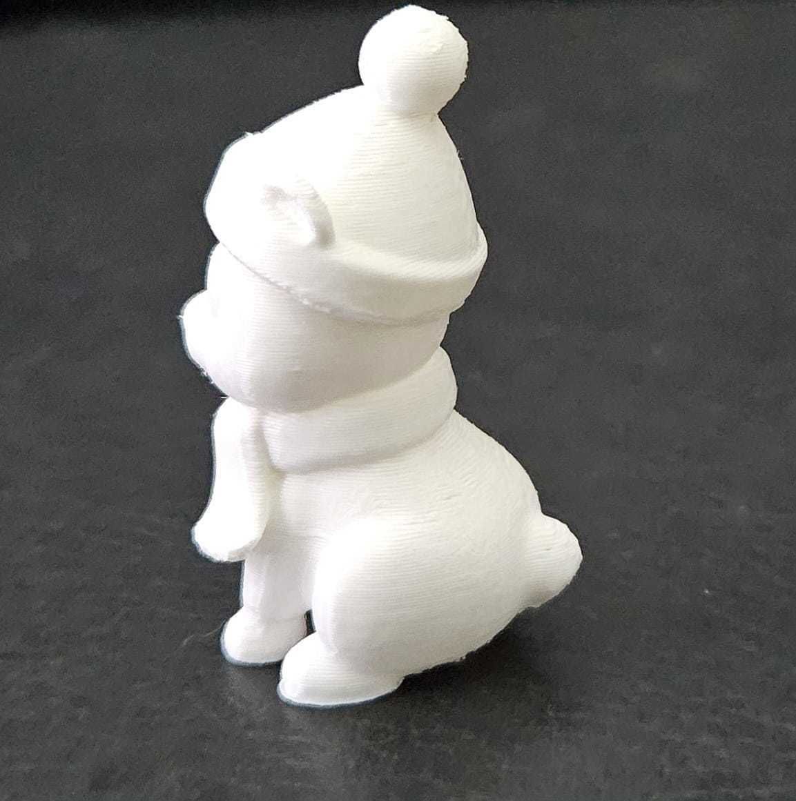 Xmas Polar Bear 3D print model_6