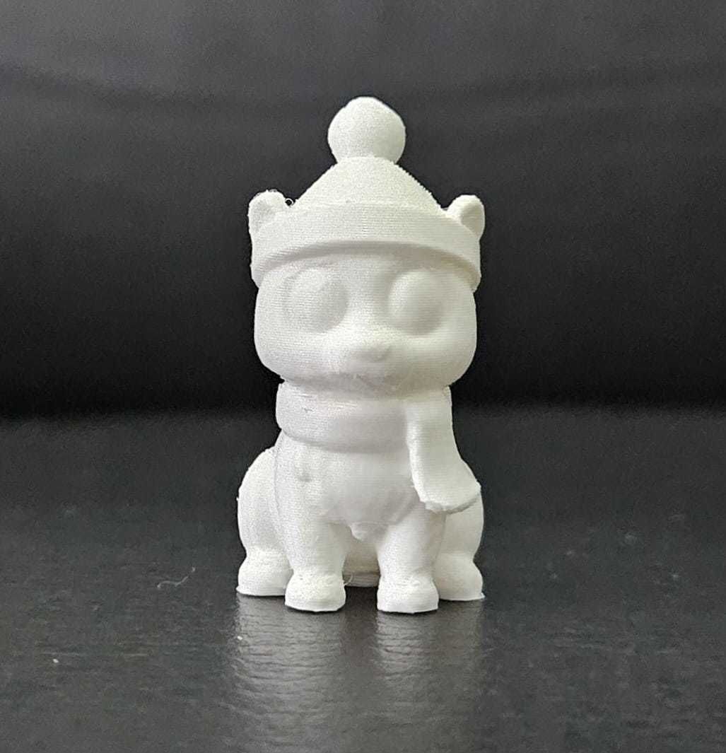 Xmas Polar Bear 3D print model_4