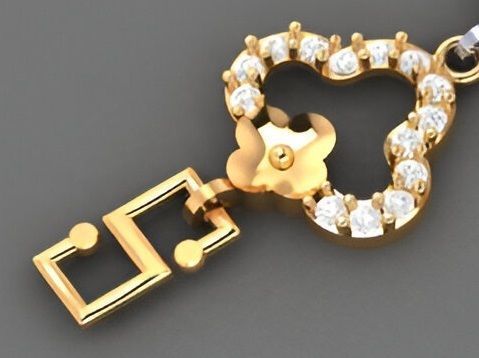 Flower Light Diamond Bracelet 3dm stl renders details 3D print model_3