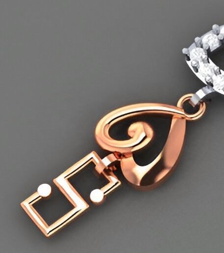 Heart Love Valentine Light Diamond Bracelet 3dm stl renders 3D print model_6