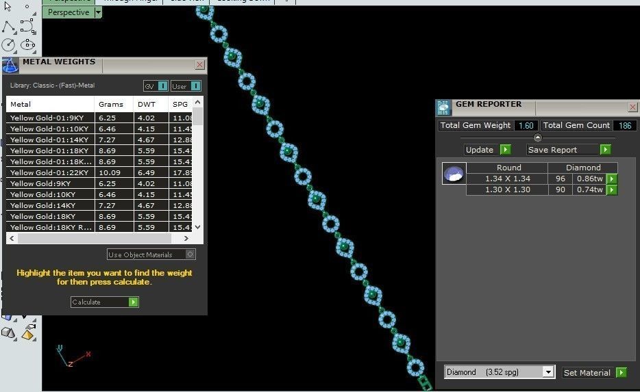 Evil Eye Light Diamond Bracelet 3dm stl renders details 3D print model_5