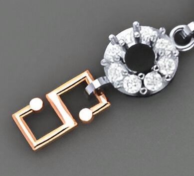 Light Diamond Bracelet 3dm stl renders details 3D print model_6