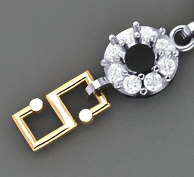 Light Diamond Bracelet 3dm stl renders details 3D print model_3