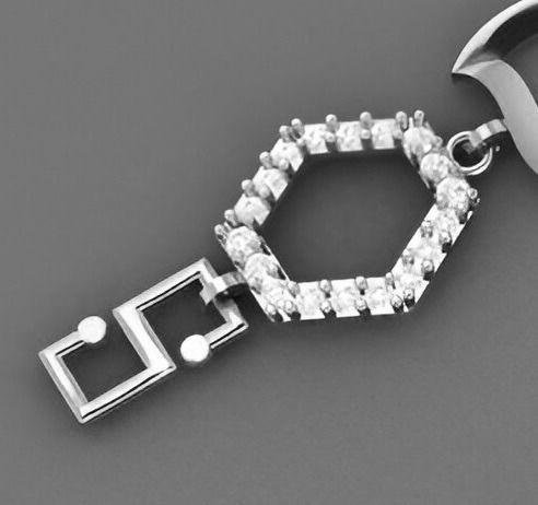 Heart Love Valentine Light Diamond Bracelet 3dm stl renders 3D print model_8