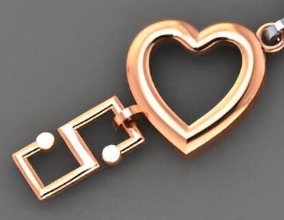 Heart Love Valentine Light Diamond Bracelet 3dm stl renders 3D print model_6