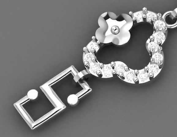 Flower Light Diamond Bracelet 3dm stl renders details 3D print model_8