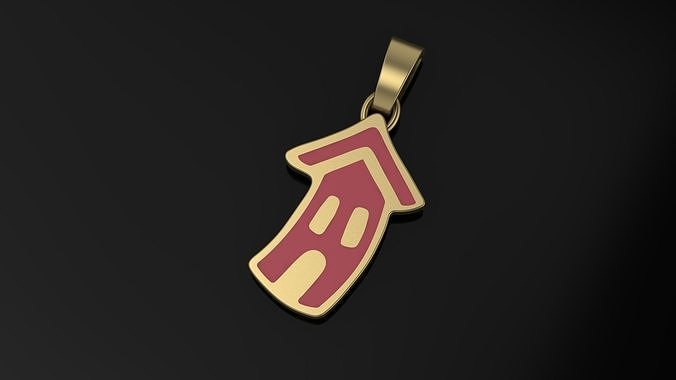 house pendant 3D print model 3D print model
