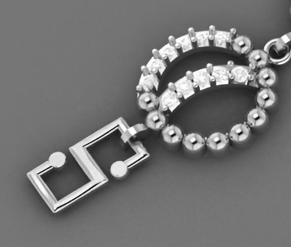 Light Beads Balls and Diamond Bracelet 3dm stl renders  3D print model_9