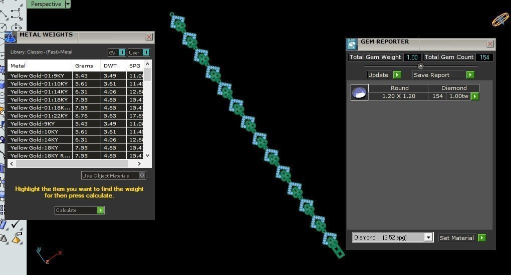 Flower Light Diamond Bracelet 3dm stl renders details 3D print model_5