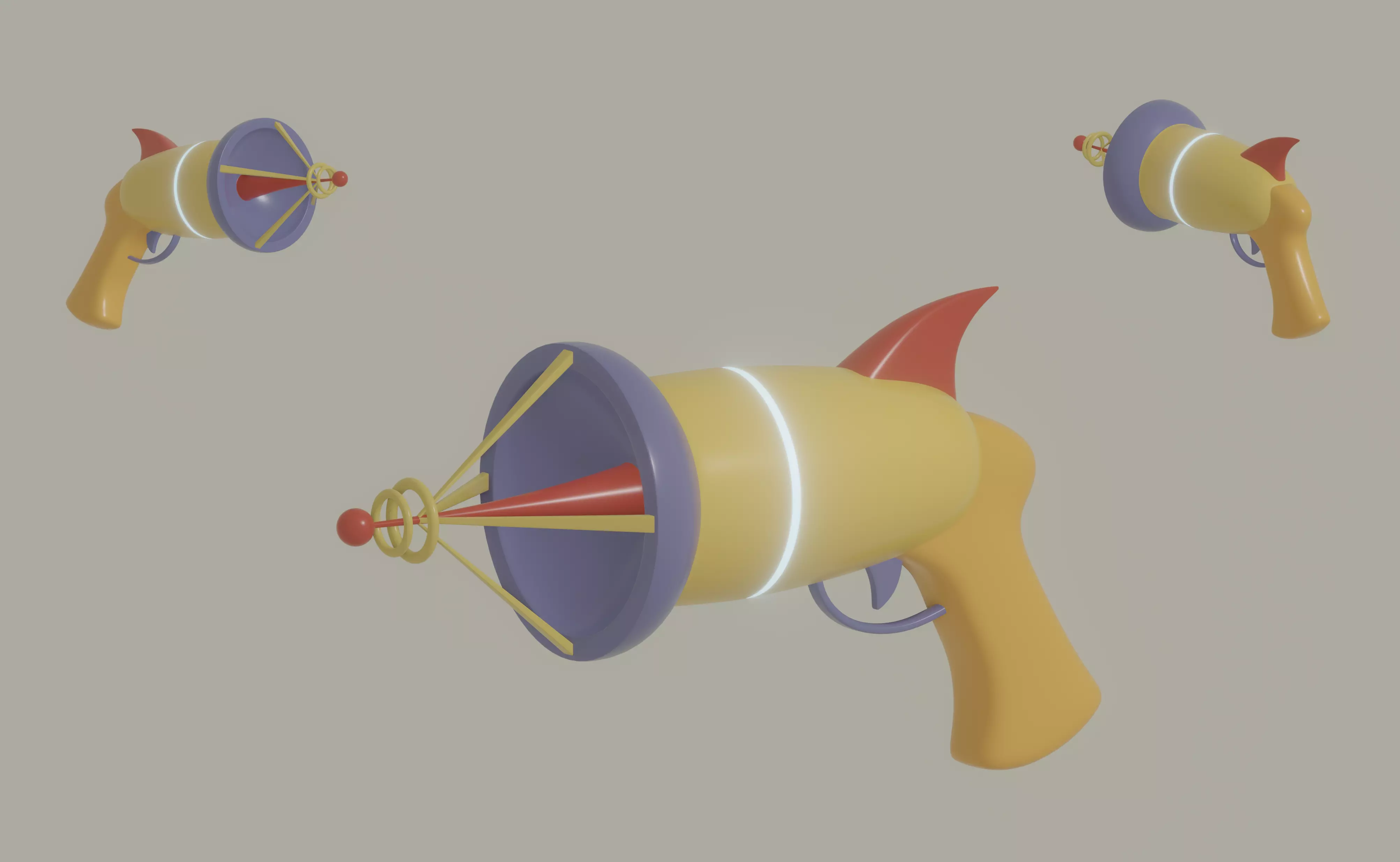 Laser Pistol 3D model