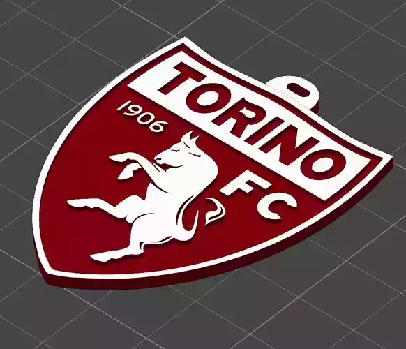 Keychain TURIN - portachiavi del Toro 3D print model