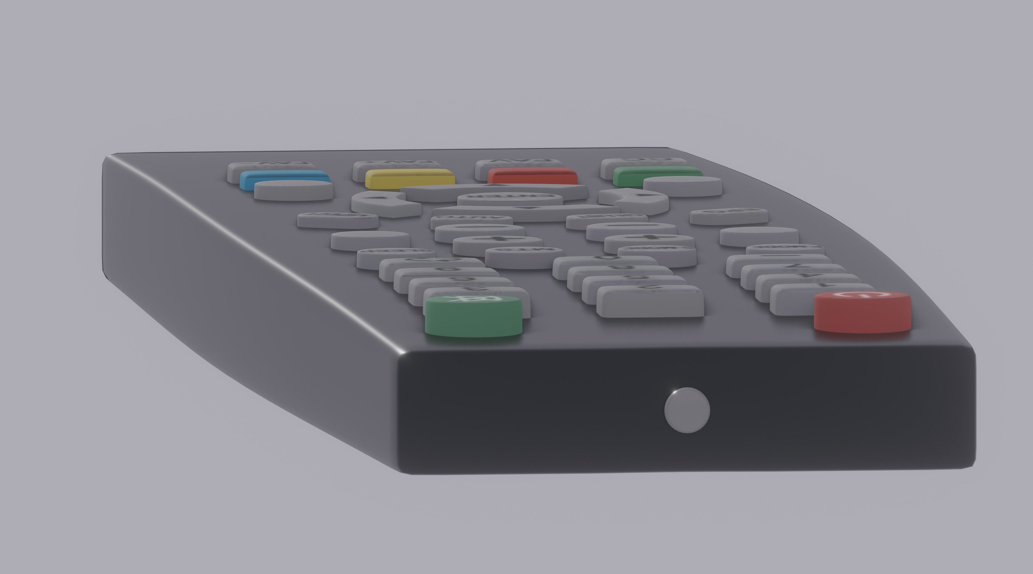 TV Remote Control 3D model_9