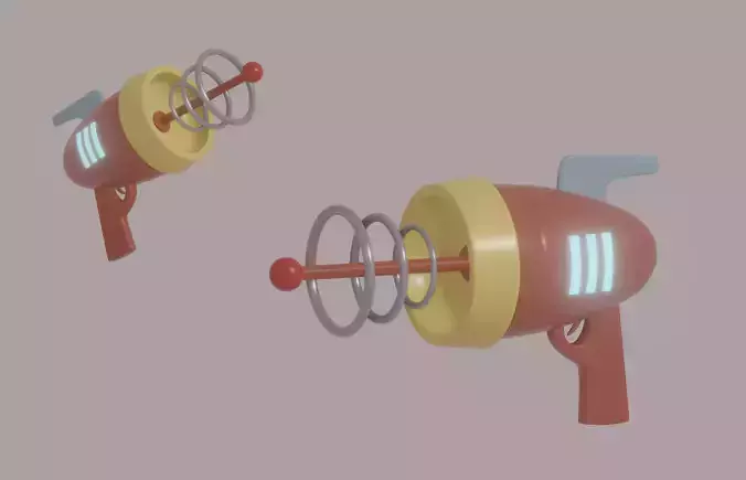 Laser Pistol 3D model