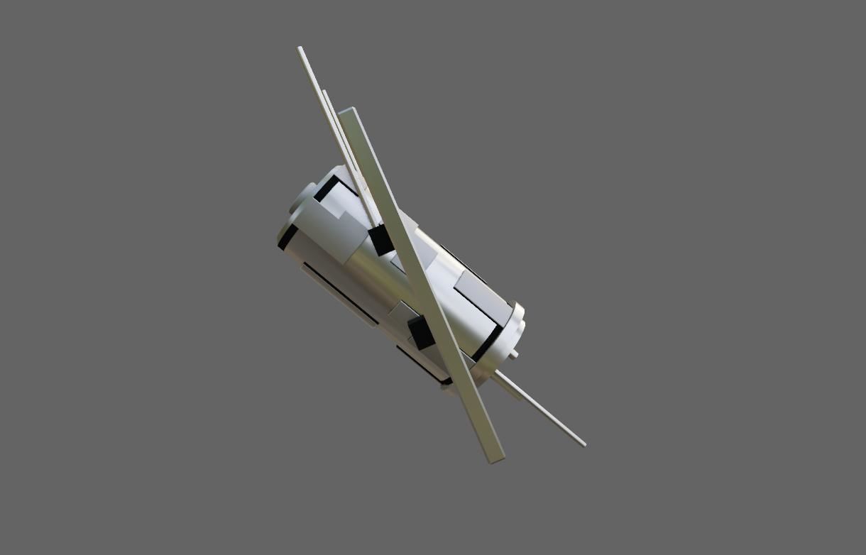 Satellite - Satelite Espacial Low-poly 3D model_5
