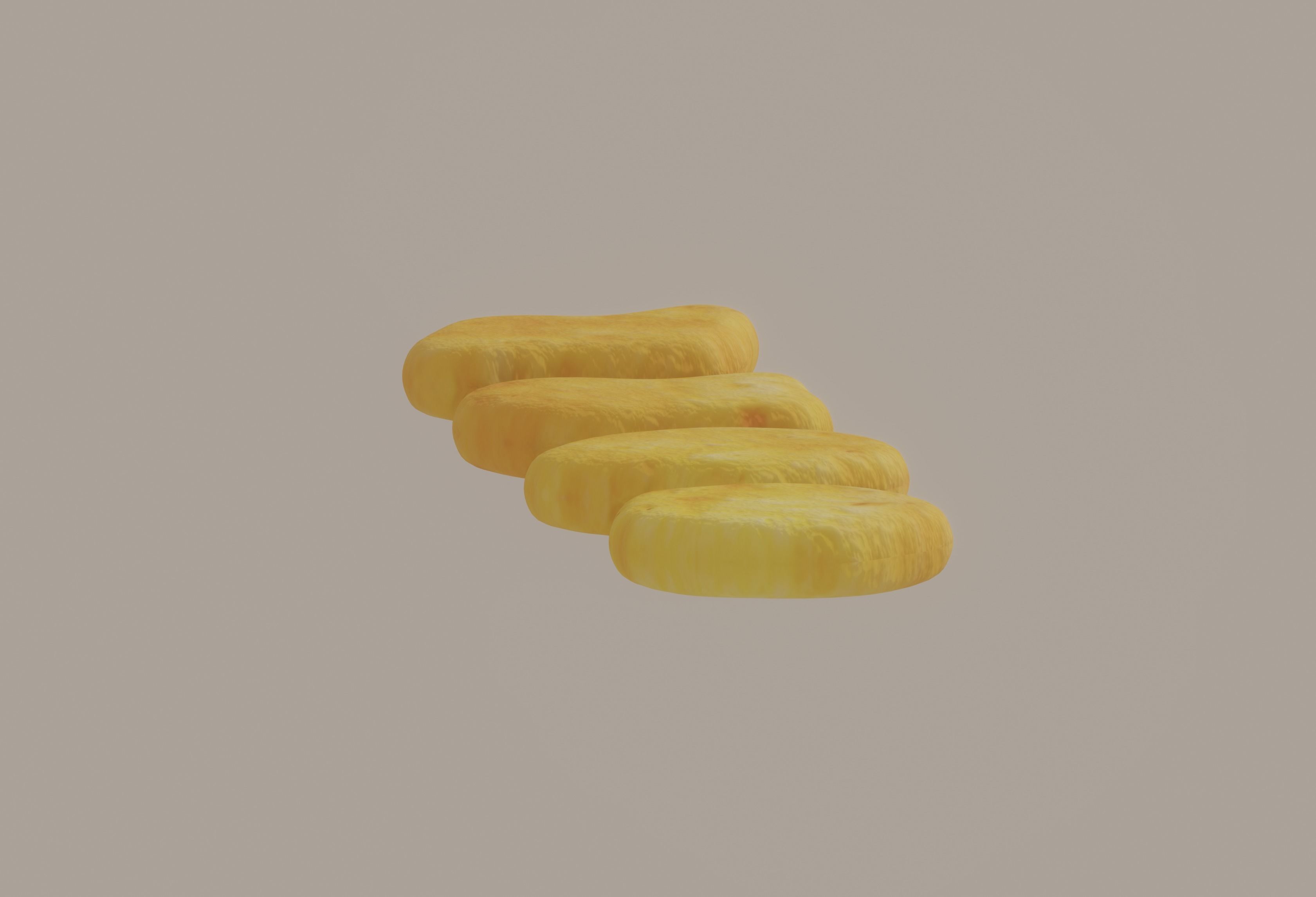 Chicken Nuggets 3D model_4