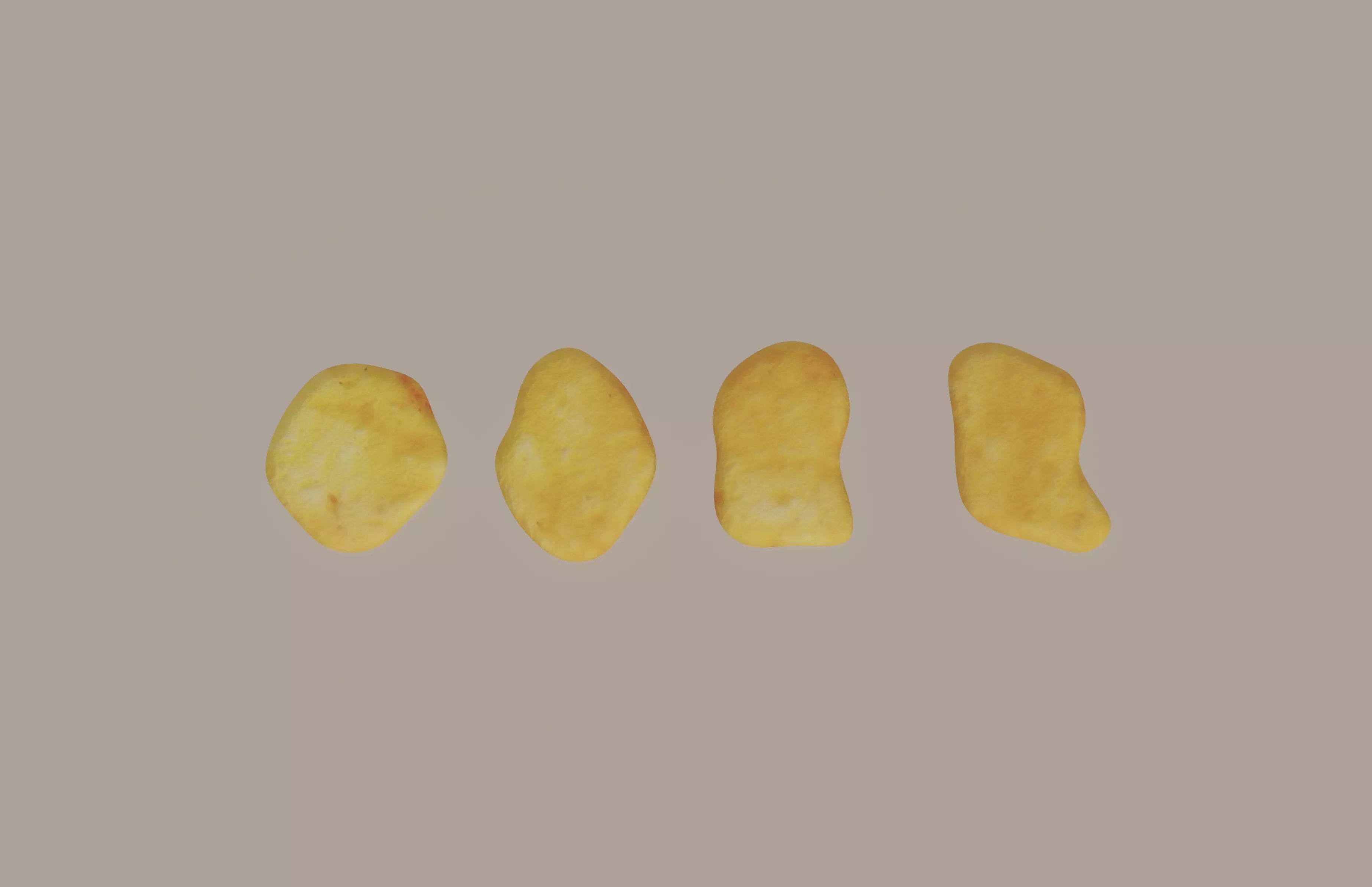 Chicken Nuggets 3D model_0