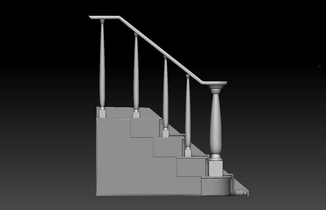 TOM AND JERRY - SHAPES OF TOM - STAIRS 3D print model_21