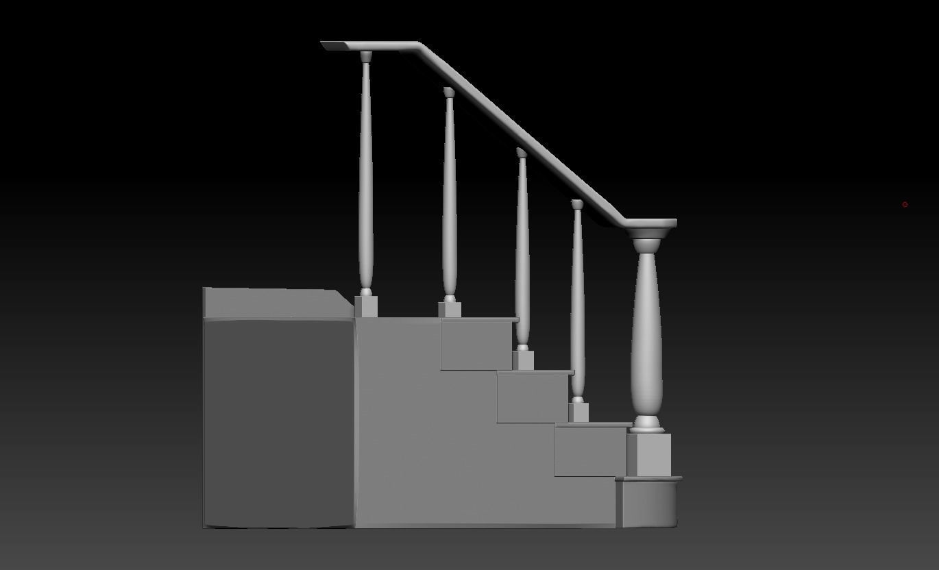 TOM AND JERRY - SHAPES OF TOM - STAIRS 3D print model_20