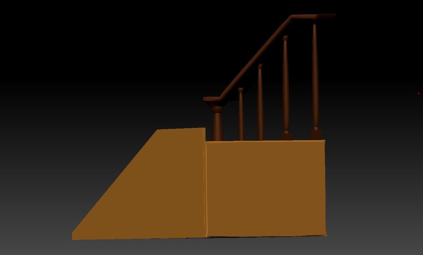 TOM AND JERRY - SHAPES OF TOM - STAIRS 3D print model_10