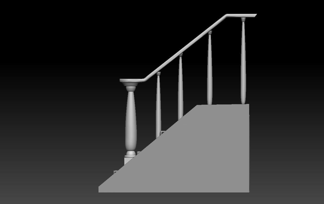 TOM AND JERRY - SHAPES OF TOM - STAIRS 3D print model_17