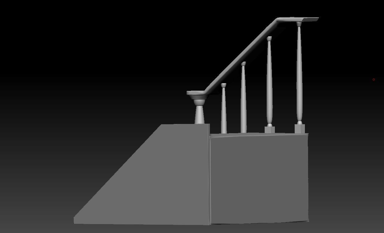 TOM AND JERRY - SHAPES OF TOM - STAIRS 3D print model_18