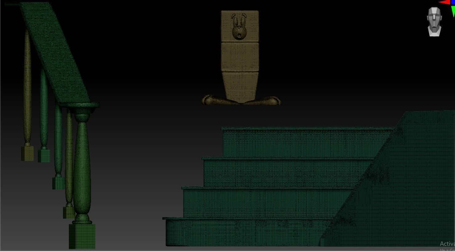 TOM AND JERRY - SHAPES OF TOM - STAIRS 3D print model_24