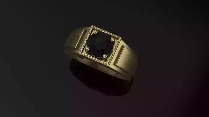 men ring 3D print model